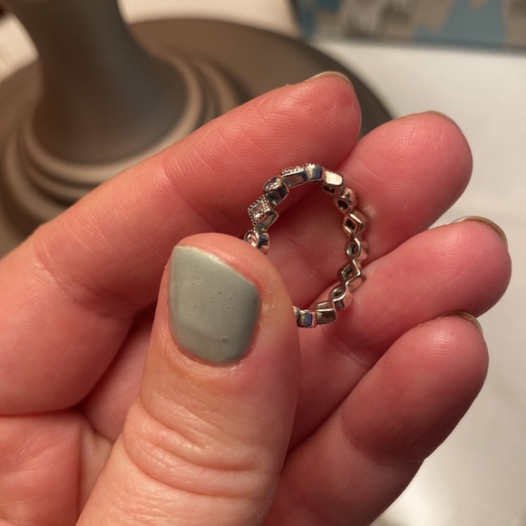 Set of Pandora Stackable Rings- Sz 5 - Picture 4 of 10